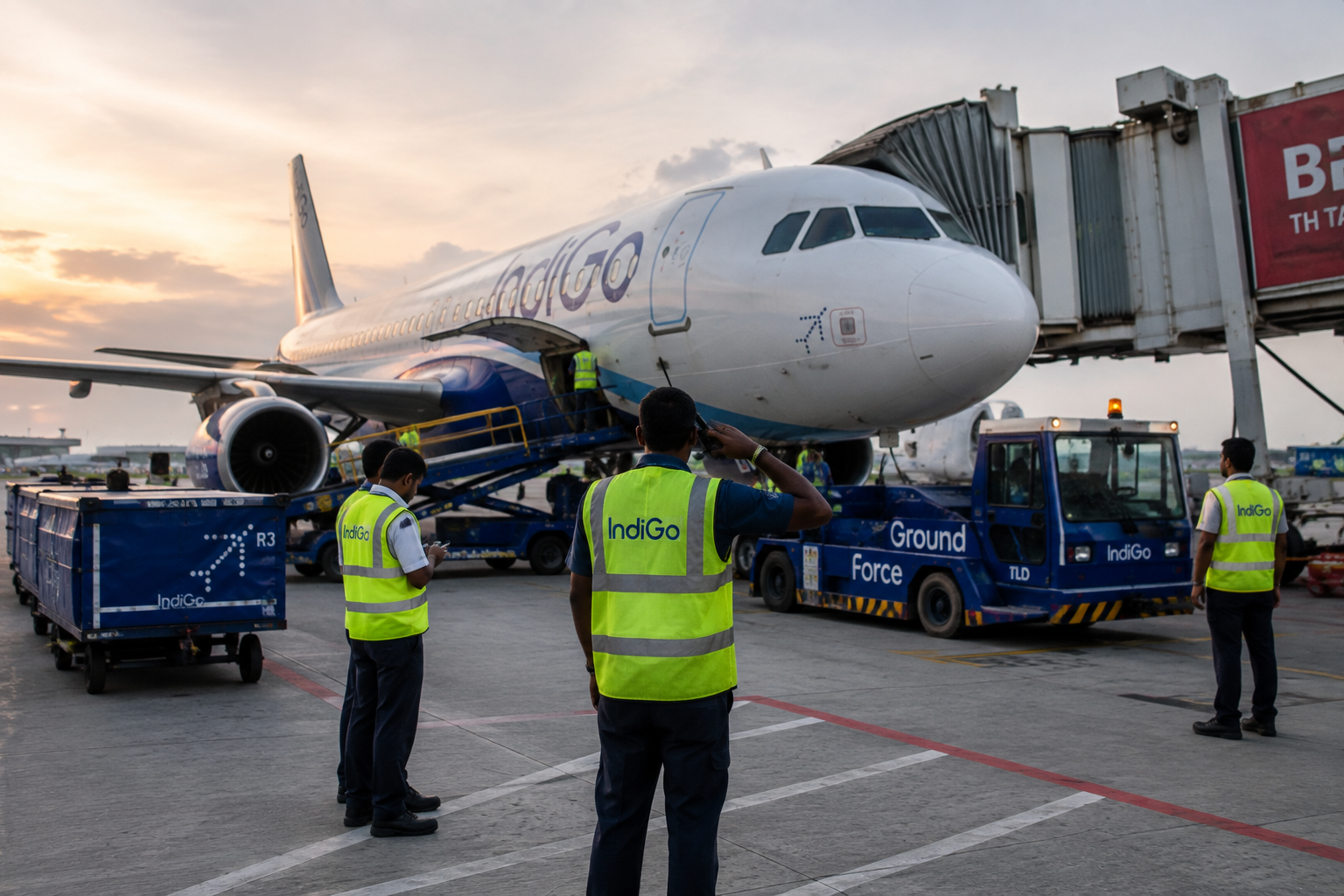 Airport operations team coordination